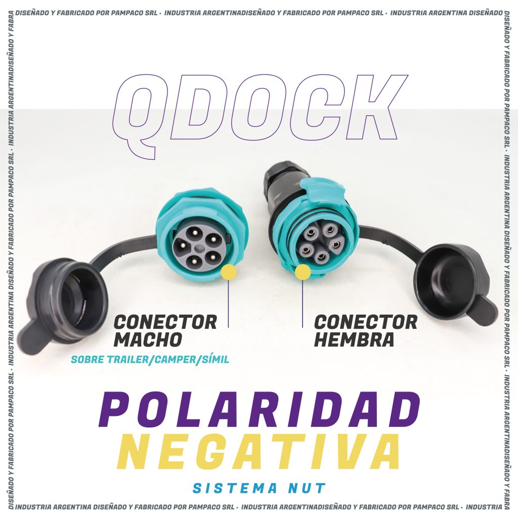 ficha qdock polaridad negativa sistema nut